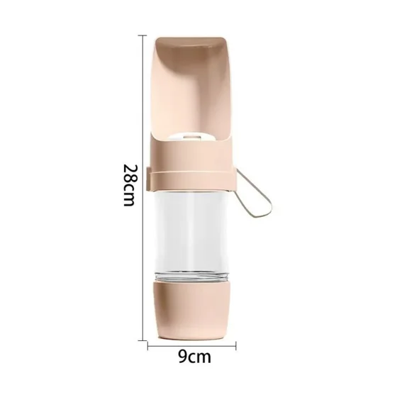 Gamelle de voyage 2-en-1 Gambadeau coloris beige